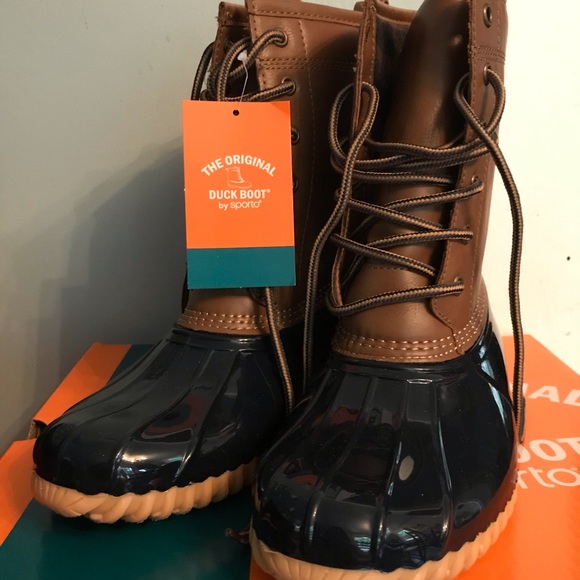 🚫SOLD🚫NWT Sporto Ariel Duck Boots - Picture 2 of 8